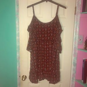 Torrid cold shoulder geoprint challis dress size 3